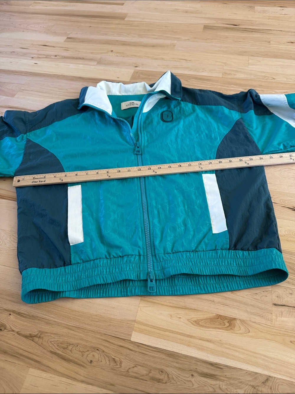 Coach Colorblock Signature Track Jacket-Unisex-L - Picture 4 of 7